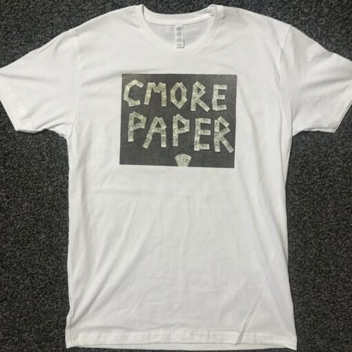 C-More Paper original money logo t-shirt (white). C-More Paper is Top Apparel & Clothing Brand for Women & Men | C-More Paper https://cmorepaper.com/