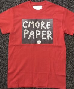 C-More Paper original money logo t-shirt (red). C-More Paper is Top Apparel & Clothing Brand for Women & Men | C-More Paper https://cmorepaper.com/