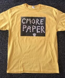 C-More Paper original money logo t-shirt (yellow). C-More Paper is Top Apparel & Clothing Brand for Women & Men | C-More Paper https://cmorepaper.com/