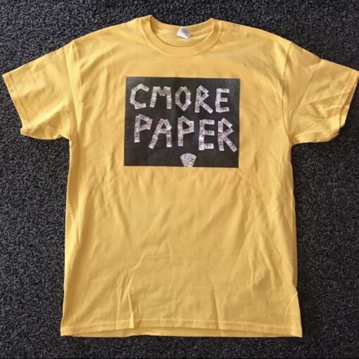 C-More Paper original money logo t-shirt (yellow). C-More Paper is Top Apparel & Clothing Brand for Women & Men | C-More Paper https://cmorepaper.com/