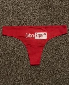 Women's thongs, C-More Paper pornhub style logo women's panties (red). Women's underwear, Women's Department, ladies department, Women's apparel, clothing for women. C-More Paper is Top Apparel & Clothing Brand for Women & Men | C-More Paper https://cmorepaper.com/